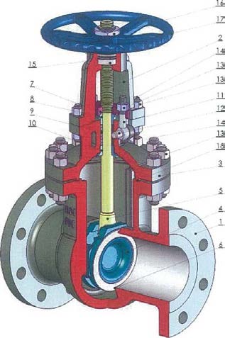 Задвижка клиновая KNV